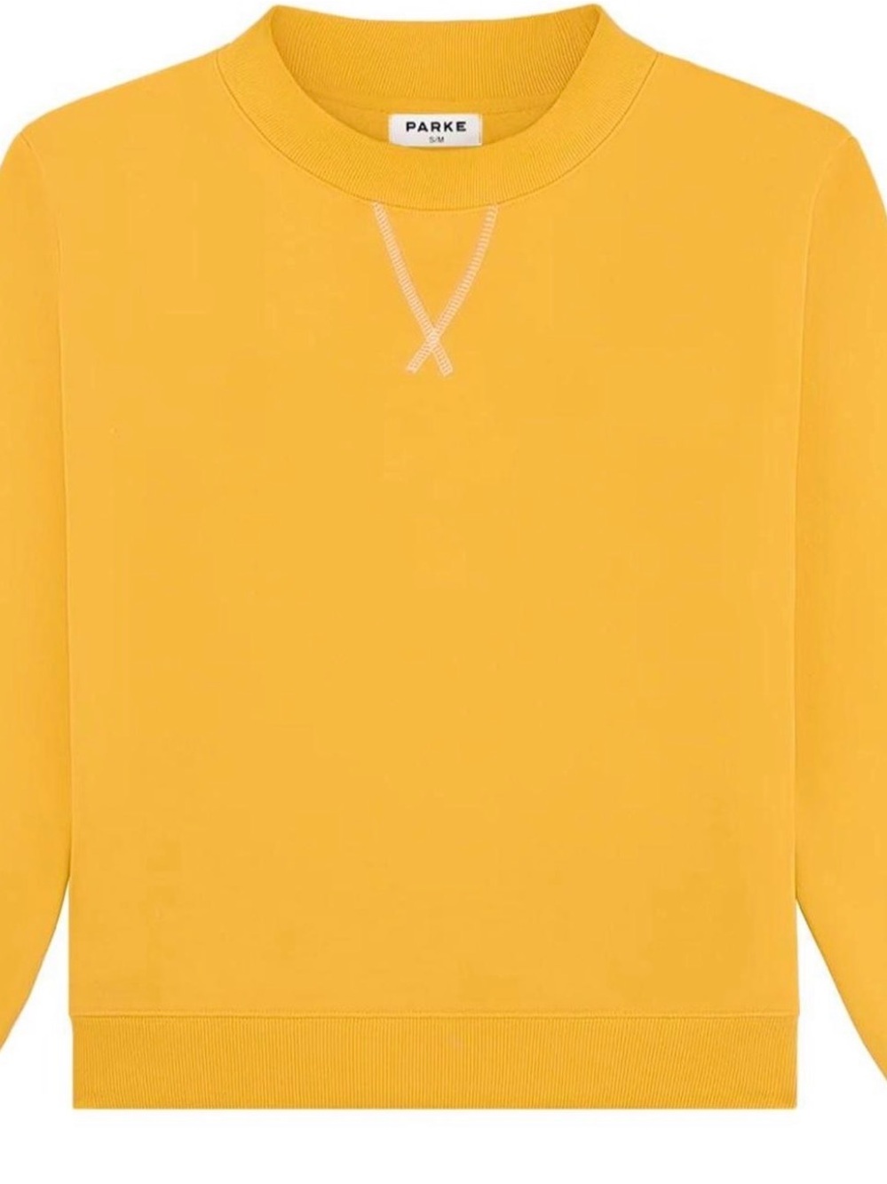 Parke Women's Yellow Crewneck Sweatshirt